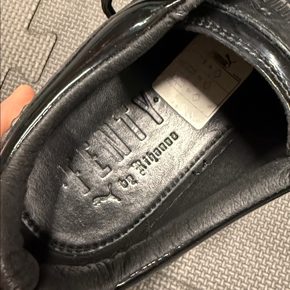 Puma Fenty x Rihanna Pointy Creeper Patent Casual Sneakers - Picture 7 of 8